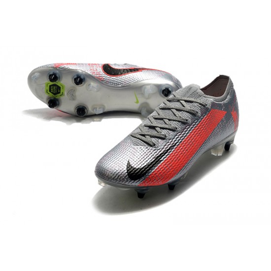 Kopačky Nike Mercurial Vapor 13 Elite SG-PRO AC Stříbro Červené 39-45