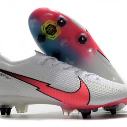 Kopačky Nike Mercurial Vapor 13 Elite SG-PRO AC Bílá Růžový Modrý 39-45