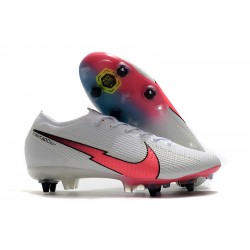 Kopačky Nike Mercurial Vapor 13 Elite SG-PRO AC Bílá Růžový Modrý 39-45