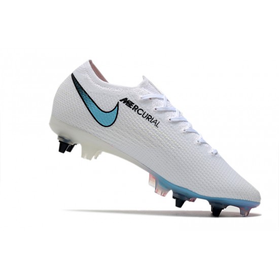 Kopačky Nike Mercurial Vapor 13 Elite SG-PRO AC Bílá Růžový Modrý 39-45