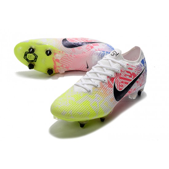 Kopačky Nike Mercurial Vapor 13 Elite SG-PRO AC Bílá Rainbow Černá 39-45