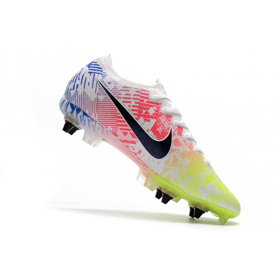 Kopačky Nike Mercurial Vapor 13 Elite SG-PRO AC Bílá Rainbow Černá 39-45