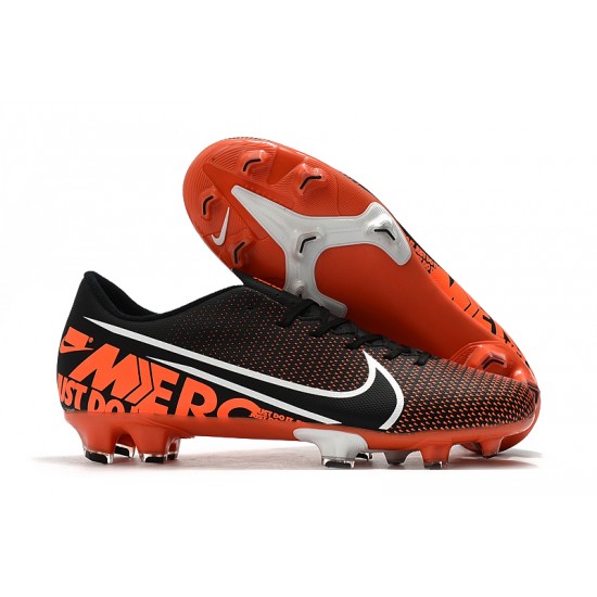 Kopačky Nike Mercurial Vapor XIII FG Černá oranžový Bílá 39-45