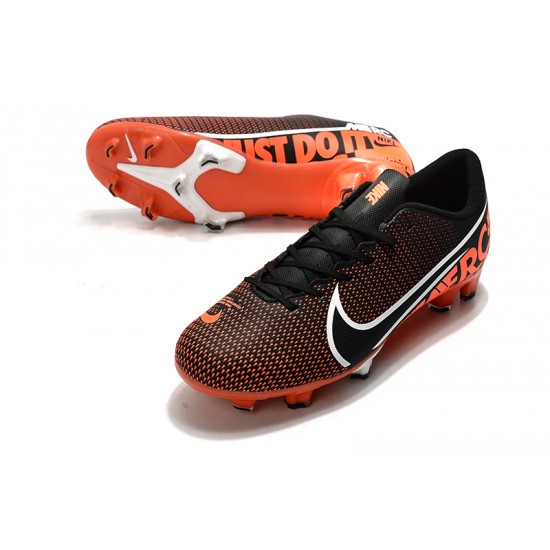 Kopačky Nike Mercurial Vapor XIII FG Černá oranžový Bílá 39-45