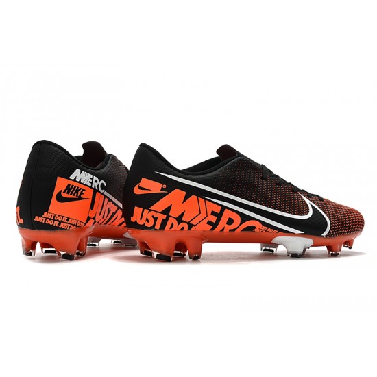 Kopačky Nike Mercurial Vapor XIII FG Černá oranžový Bílá 39-45