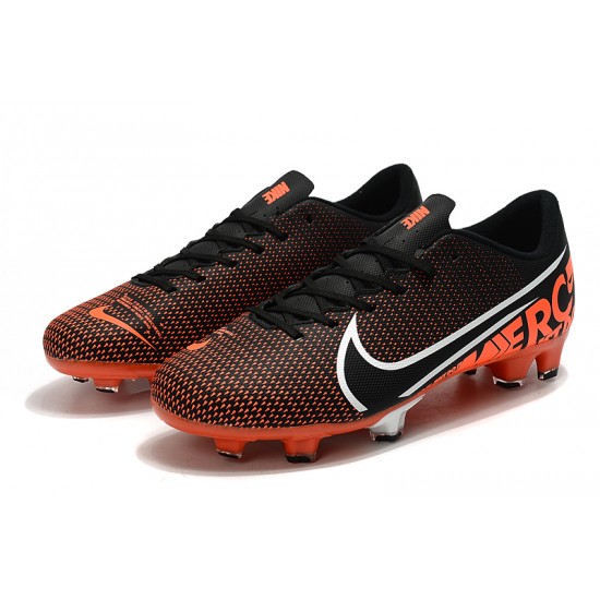 Kopačky Nike Mercurial Vapor XIII FG Černá oranžový Bílá 39-45