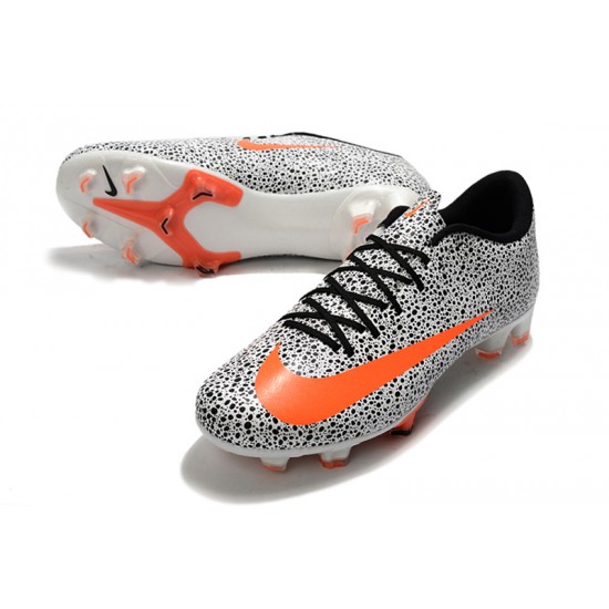 Kopačky Nike Mercurial Vapor XIII FG Černá Bílá oranžový 39-45