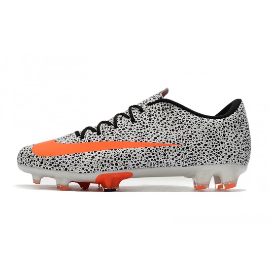 Kopačky Nike Mercurial Vapor XIII FG Černá Bílá oranžový 39-45