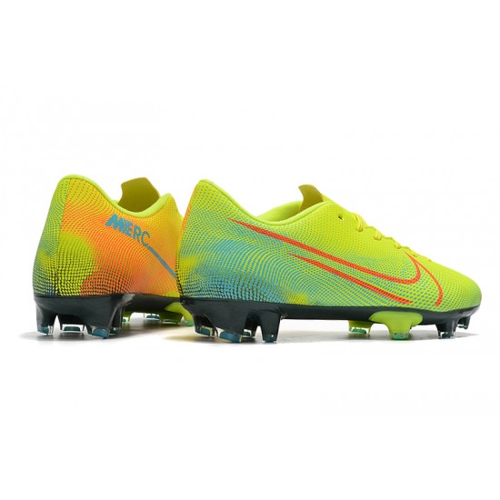 Kopačky Nike Mercurial Vapor XIII FG Zelená Modrý oranžový 39-45