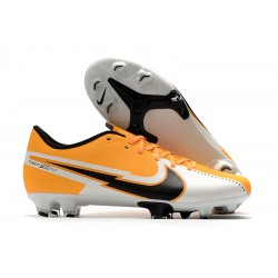 Kopačky Nike Mercurial Vapor XIII FG oranžový Bílá Černá 39-45