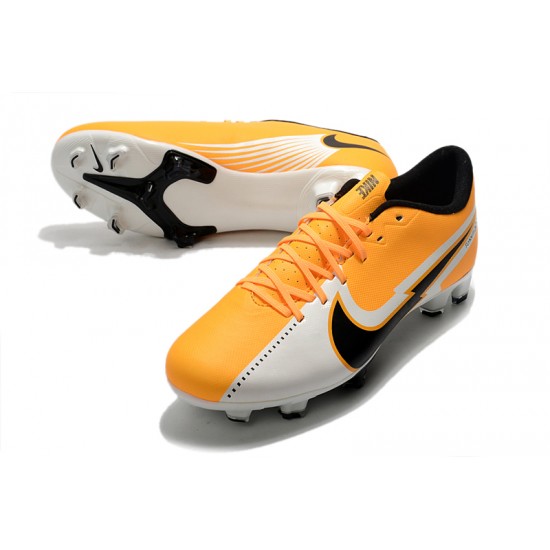 Kopačky Nike Mercurial Vapor XIII FG oranžový Bílá Černá 39-45