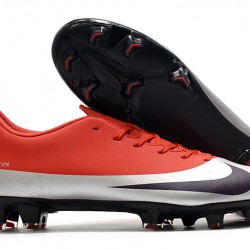 Kopačky Nike Mercurial Vapor XIII FG Červené Stříbro Nachový 39-45