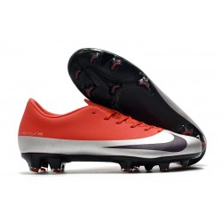 Kopačky Nike Mercurial Vapor XIII FG Červené Stříbro Nachový 39-45