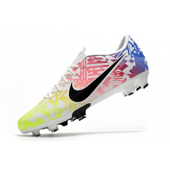 Kopačky Nike Mercurial Vapor XIII FG Bílá Rainbow Černá 39-45