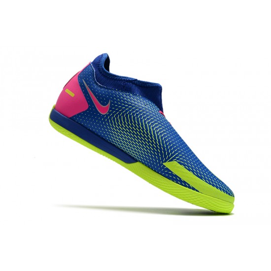 Kopačky Nike Phantom GT Academy Dynamic Fit IC Modrý Zelená Růžový 39-45
