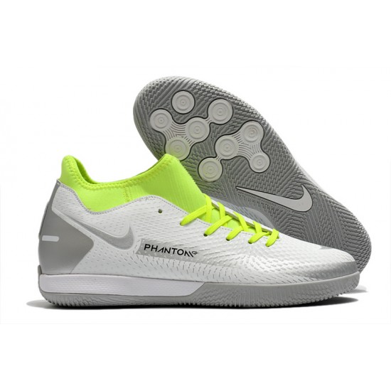 Kopačky Nike Phantom GT Academy Dynamic Fit IC Bílá Šedá Zelená 39-45