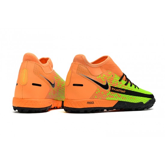 Kopačky Nike Phantom GT Academy Dynamic Fit TF Zelená oranžový Černá 39-45