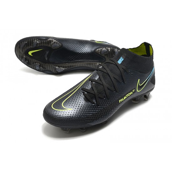 Kopačky Nike Phantom GT Elite Dynamic Fit FG Černá Zelená Modrý 39-45