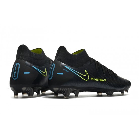 Kopačky Nike Phantom GT Elite Dynamic Fit FG Černá Zelená Modrý 39-45