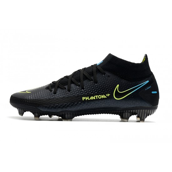 Kopačky Nike Phantom GT Elite Dynamic Fit FG Černá Zelená Modrý 39-45