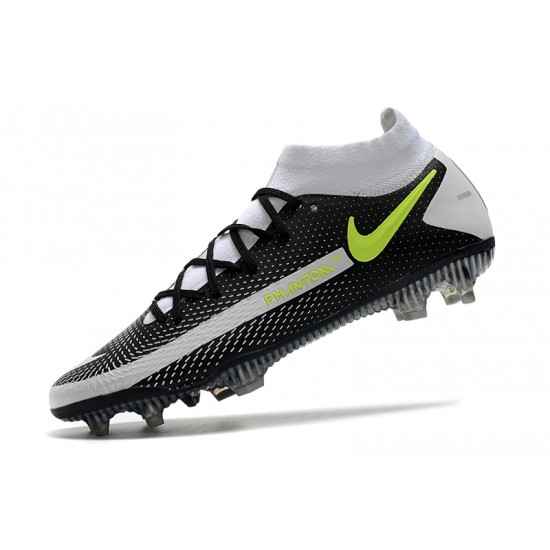 Kopačky Nike Phantom GT Elite Dynamic Fit FG Bílá Černá Zelená 39-45