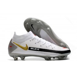 Kopačky Nike Phantom GT Elite Dynamic Fit FG Bílá Černá Šedá 39-45