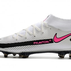 Kopačky Nike Phantom GT Elite Dynamic Fit FG Bílá Černá Růžový 39-45