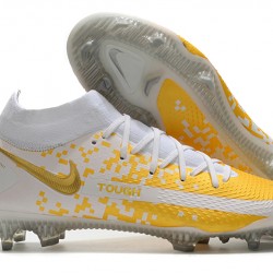 Kopačky Nike Phantom GT Elite Dynamic Fit FG Bílá oranžový Zlato 39-45