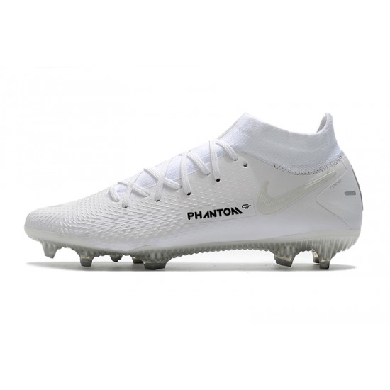 Kopačky Nike Phantom GT Elite Dynamic Fit FG Bílá Stříbro 39-45