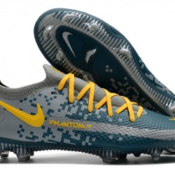 Kopačky Nike Phantom GT Elite FG Šedá Modrý Žlutá 39-45