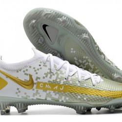 Kopačky Nike Phantom GT Elite FG Bílá Zlato Šedá 39-45