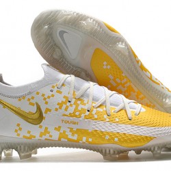 Kopačky Nike Phantom GT Elite FG Bílá oranžový Zlato 39-45