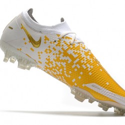 Kopačky Nike Phantom GT Elite FG Bílá oranžový Zlato 39-45