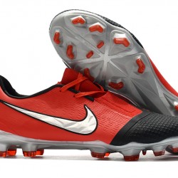 Kopačky Nike Phantom VNM Elite FG Červené Černá Stříbro 39-45