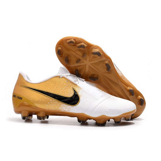 Kopačky Nike Phantom VNM Elite FG Bílá Zlato 39-45