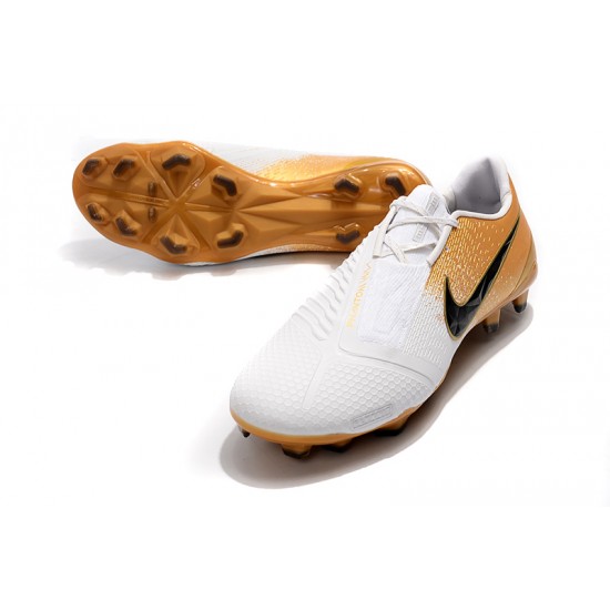 Kopačky Nike Phantom VNM Elite FG Bílá Zlato 39-45