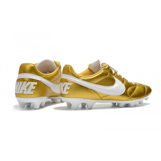 Kopačky Nike Premier 2.0 FG Zlato Bílá 39-45