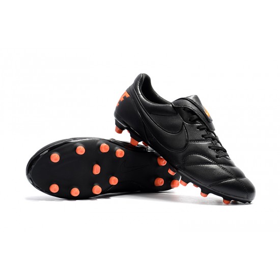 Kopačky Nike Premier 2.0 FG Triple Černá oranžový 39-45