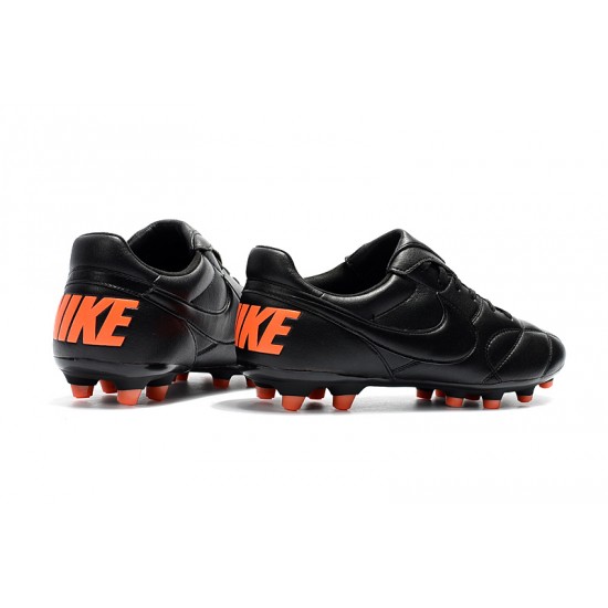 Kopačky Nike Premier 2.0 FG Triple Černá oranžový 39-45