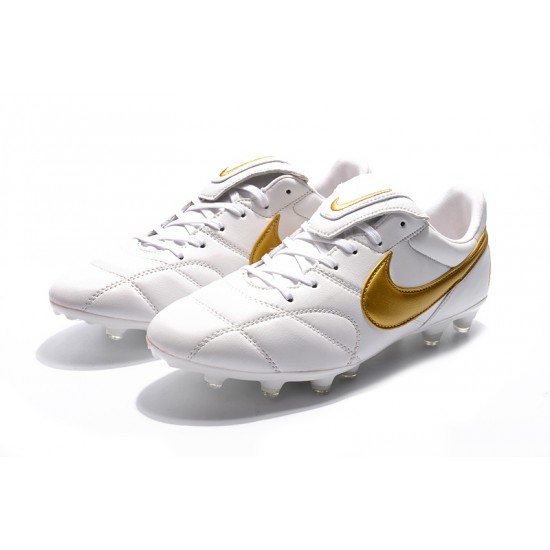 Kopačky Nike Premier 2.0 FG Bílá Zlato 39-45