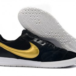 Kopačky Nike Premier II Sala IC FG Černá Zlato 39-45