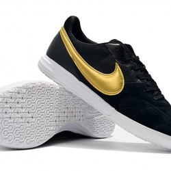 Kopačky Nike Premier II Sala IC FG Černá Zlato 39-45