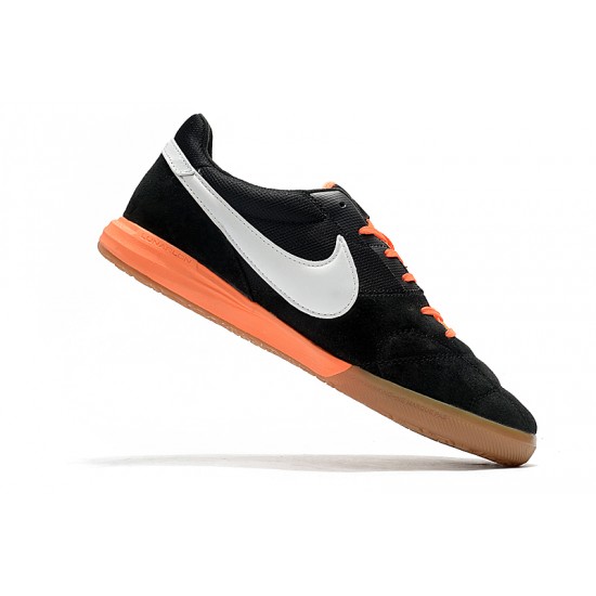 Kopačky Nike Premier II Sala IC FG Černá Stříbro oranžový 39-45