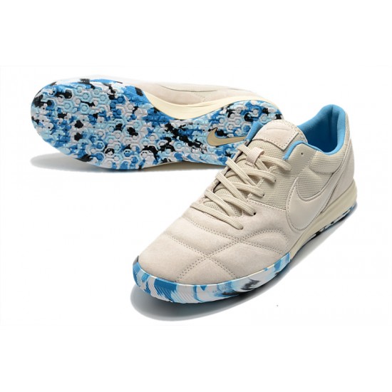 Kopačky Nike Premier II Sala IC FG Bílá Modrý 39-45