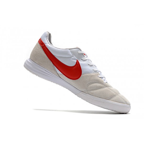 Kopačky Nike Premier II Sala IC FG Bílá Červené 39-45