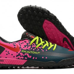 Kopačky Nike React Phantom GT Pro TF Růžový Zelená Černá 39-45