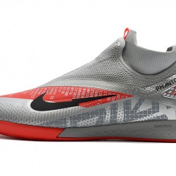 Kopačky Nike React Phantom Vision 2 Pro Dynamic Fit IC Šedá Červené 39-45