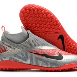 Kopačky Nike React Phantom Vision 2 Pro Dynamic Fit TF Šedá Červené 39-45