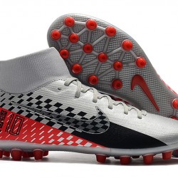 Kopačky Nike Superfly 7 Academy CR7 AG Stříbro Černá Červené 39-45