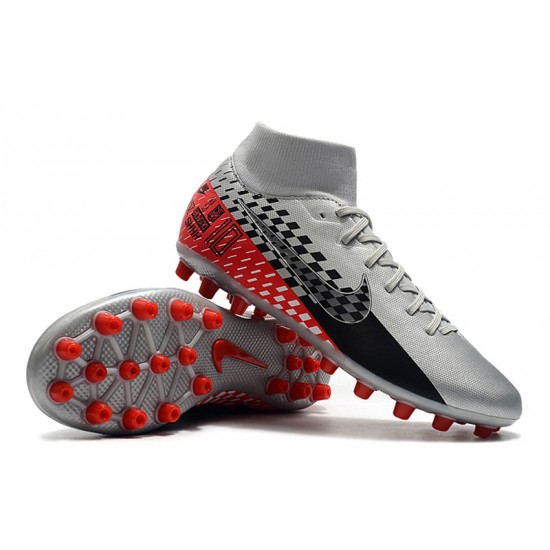 Kopačky Nike Superfly 7 Academy CR7 AG Stříbro Černá Červené 39-45